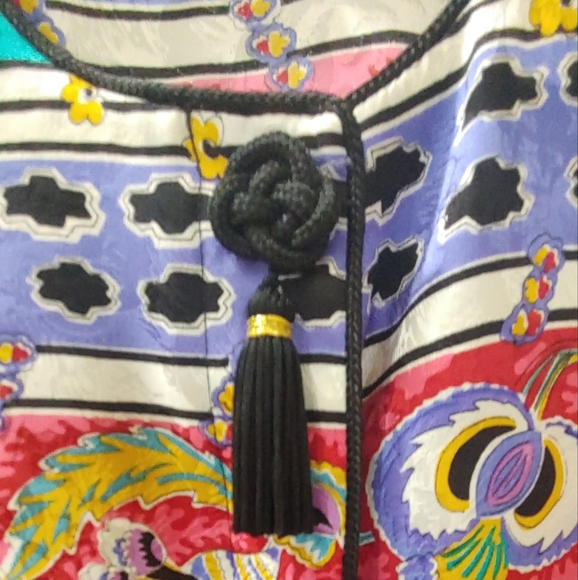 Maggie London Silk Blouse Women's Size 10 - Picture 4 of 9